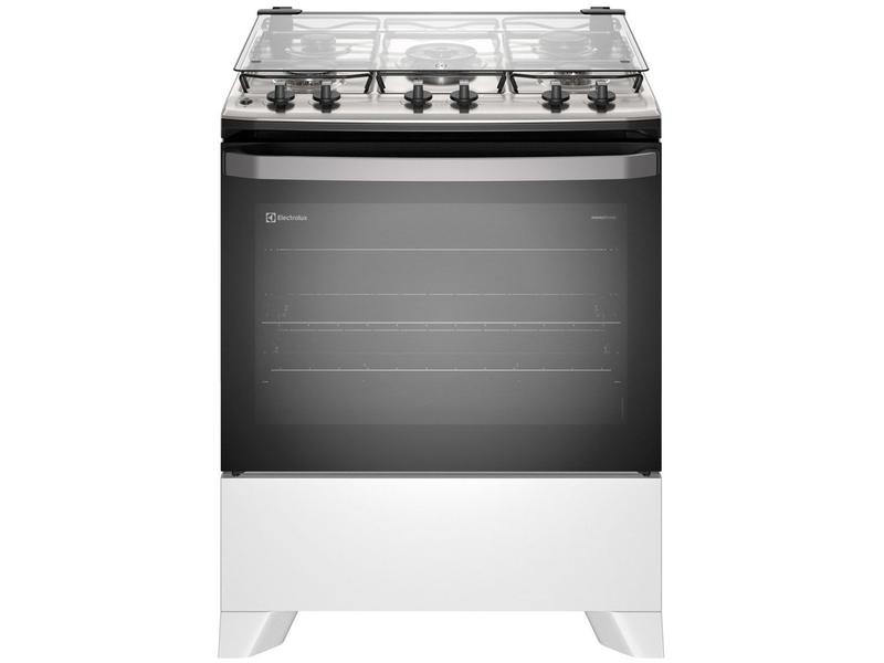 Fogão 5 Bocas Electrolux Branco Efficient PerfectCook FE5IB Fogão 5 Bocas Electrolux Branco Efficient PerfectCook FE5IB