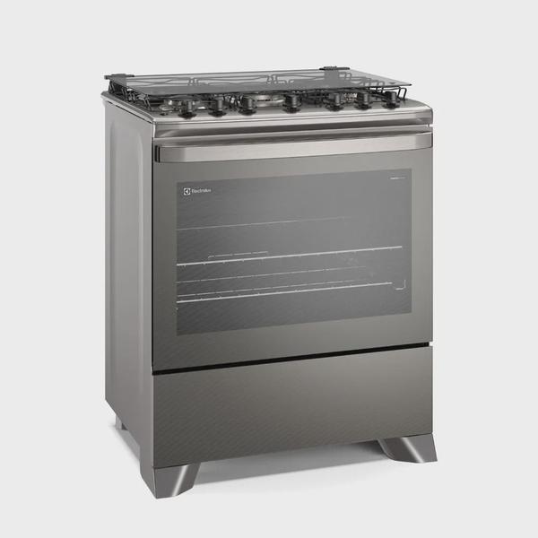 Imagem de Fogao 5 bocas Electrolux Cinza Experience com Mesa Inox