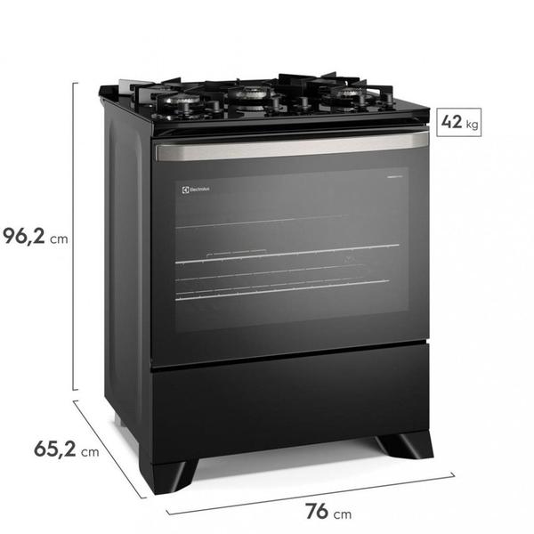 Imagem de Fogão 5 Bocas Electrolux Experience FE5GP com Mesa de Vidro