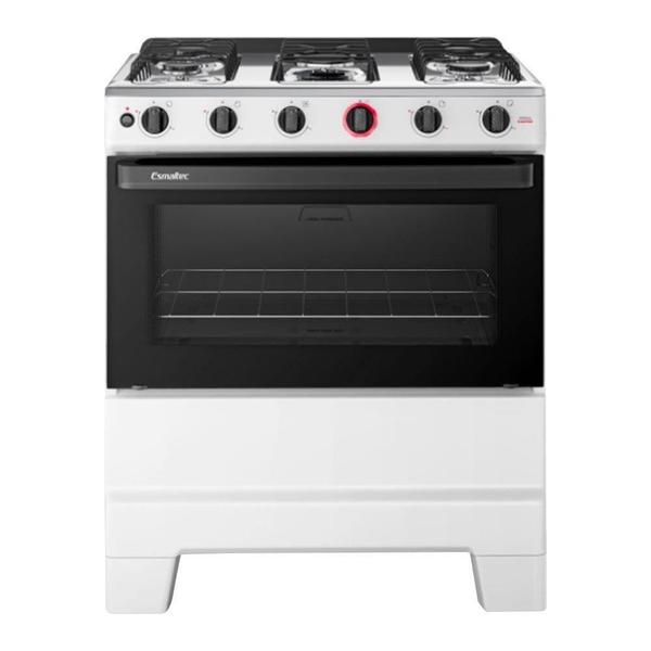 Fogão 5 Bocas Esmaltec F5IAB5121 Ideal Super Mesa em Aço Inox Acendimento Automático Branc... Fogão 5 Bocas Esmaltec F5IAB5121 Ideal Super Mesa em Aço Inox Acendimento Automático Branc...