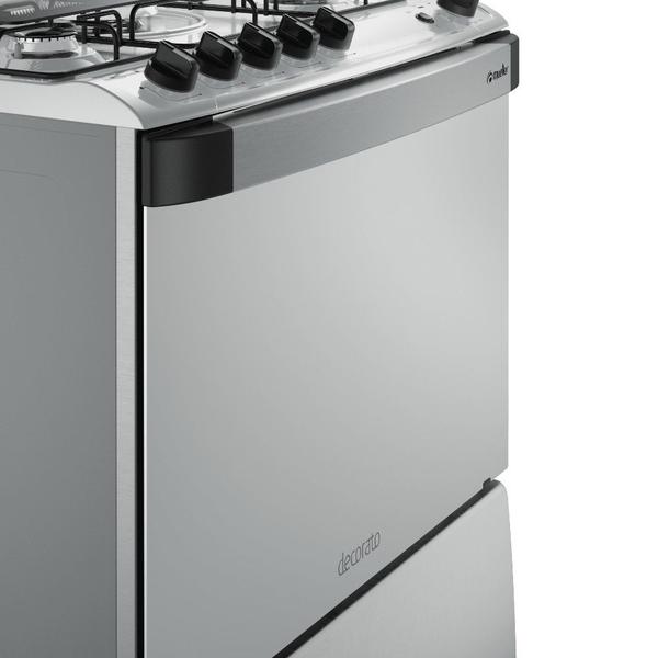 Imagem de Fogão 5 Bocas Mueller Decorato G3 Tripla Chama cor Inox