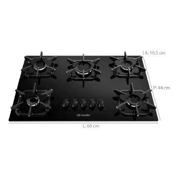 Imagem de Fogao 5b Mueller Mesa Vidro Cooktop  - 60.1270.002