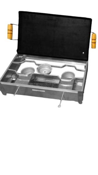 Fogão a Álcool 2 Bocas Prático, Portátil e Ideal para Cozinhar em Qualquer Lugar Reutilizável - Filó Modas Imagem de Fogão a Álcool 2 Bocas Prático, Portátil e Ideal para Cozinhar em Qualquer Lugar Reutilizável