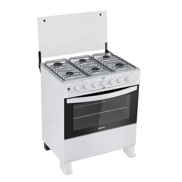 Imagem de Fogão a Gás Clarice Delicato Plus 6 Bocas Mesa Inox Easy Clean-Bivolt