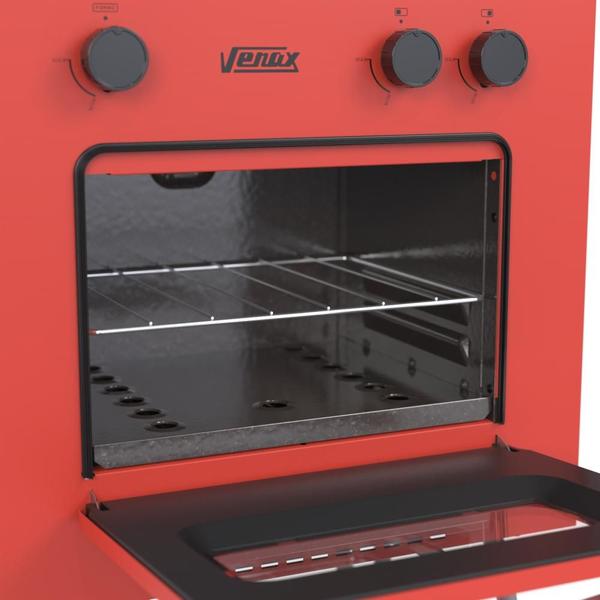 Imagem de Fogao a gas mini cook 2 q vermelho gas glp