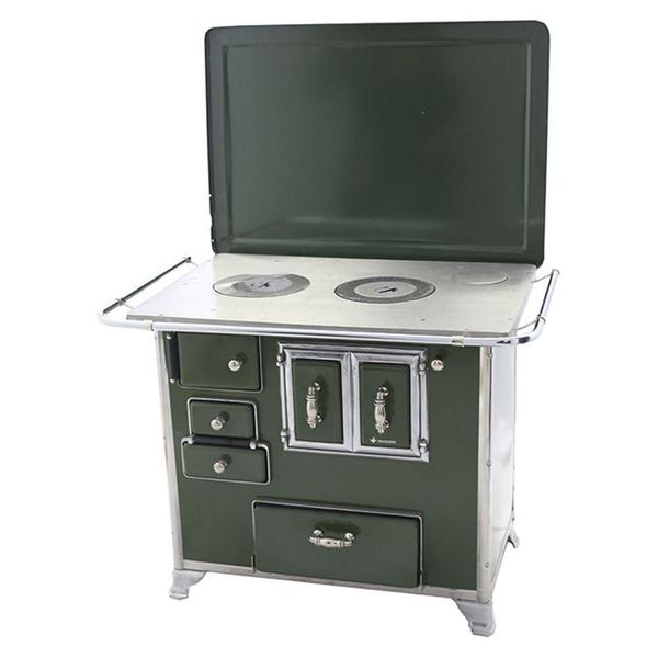 Fogão a Lenha Provençal Gabinete Venâncio 03 Verde Imagem de Fogão a Lenha Provençal Gabinete Venâncio 03 Verde
