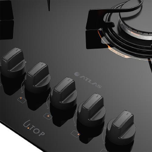 Imagem de Fogão Atlas Utop 5B - Cooktop Glass Preto