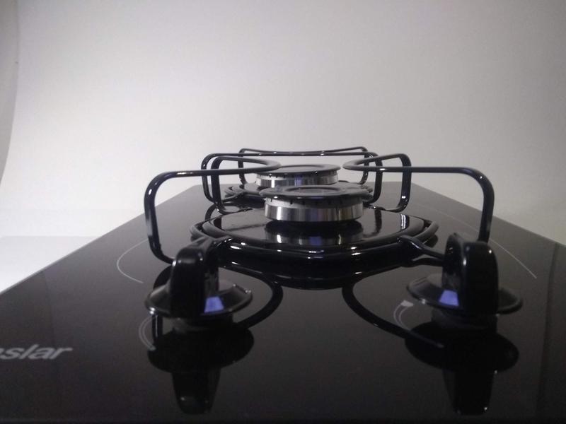 Imagem de Fogão Cooktop 2 bocas Braslar bivolt automático a gás