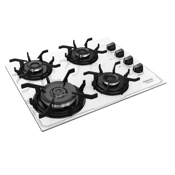 Imagem de Fogão Cooktop 4 Bocas Branco a Gás Itamaster Itatiaia 127/220v Tripla Chama