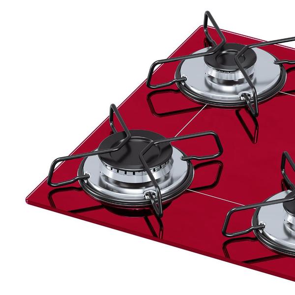 Imagem de Fogão Cooktop 4 Bocas Ultra Chama  - Chamalux