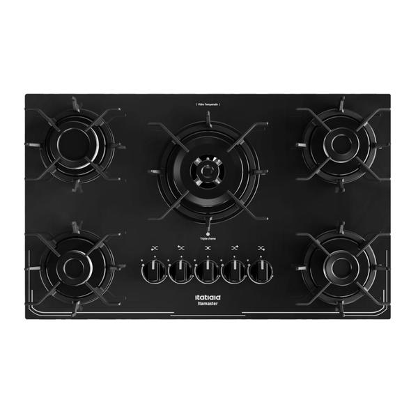 Imagem de Fogão Cooktop 5 Bocas a Gás Itamaster Itatiaia 127/220v Tripla Chama