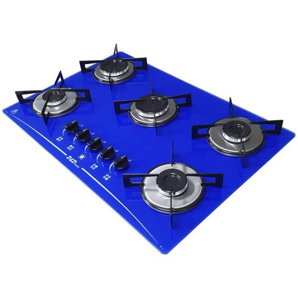 Imagem de Fogão Cooktop D&D 5 Bocas Azul A Gás