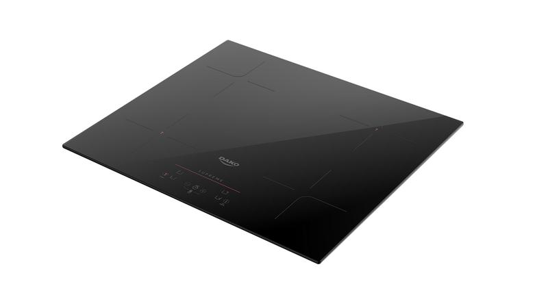 Imagem de Fogão Cooktop de Indução 4 Bocas Dako Supreme Mesa Vitrocêramica 7000w de Potência 