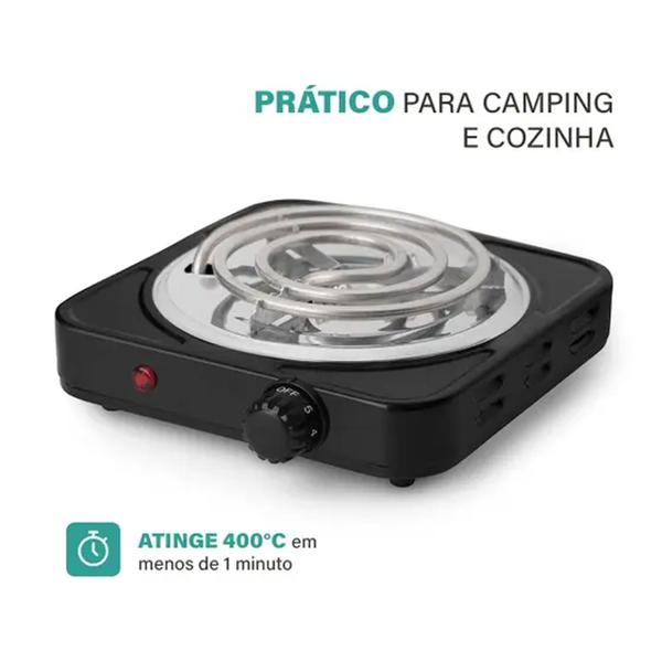 Imagem de Fogão Cooktop Elétrica 5 Temperaturas 1 Boca