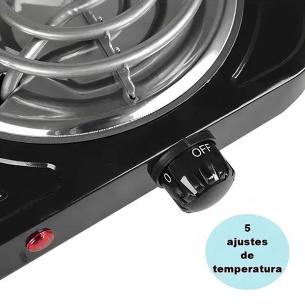 Imagem de Fogão Cooktop Elétrica 5 Temperaturas 2 Bocas