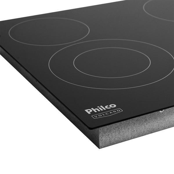 Imagem de Fogão Cooktop Elétrico Philco Volcano 4 bocas PCT44VC Preto 220v