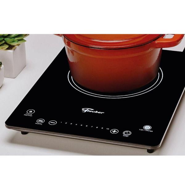 Imagem de Fogão Cooktop Elétrico Por Indução Fischer 26884 1 Boca Mesa Vitrocerâmica