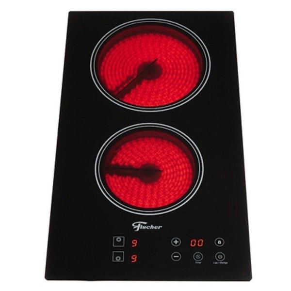 Imagem de Fogão Cooktop Fischer 2 Bocas Elétrico Mesa Vitrocerâmica Touch 220V 30004-73474