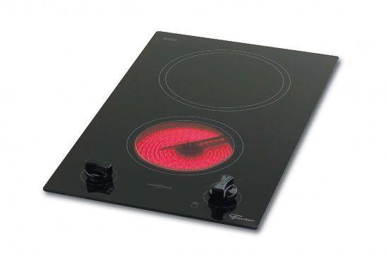 Imagem de Fogão Cooktop Fischer 2Q Eletr. Mesa Vitrocerâmica 220V.