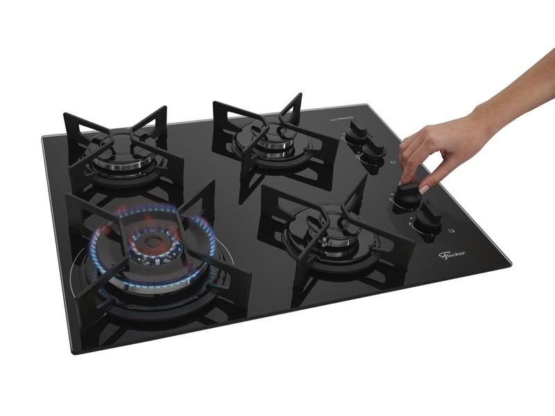 Imagem de Fogão Cooktop Fischer 4 Bocas Tripla Chama Fit Line 36330-102673 