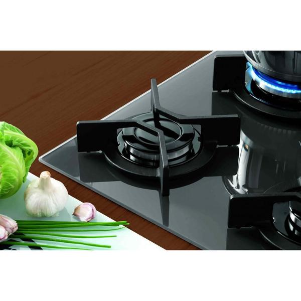 Imagem de Fogão Cooktop Fischer 5q Tc Infinity Gás Mesa Vidro - Preto