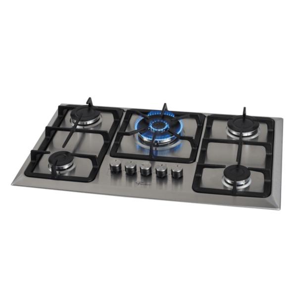 Imagem de Fogão Cooktop Gás Fischer Inox 5 Bocas (23678-54121) Bivolt