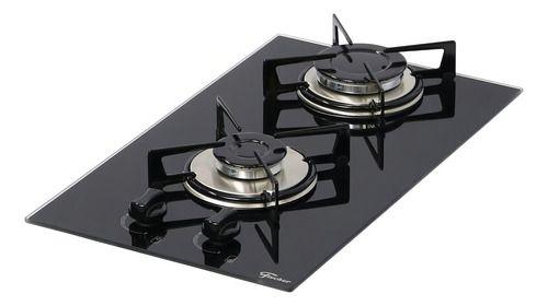 Imagem de Fogão Cooktop Gás Fischer Preto 2 Bocas (7726-11474) Bivolt