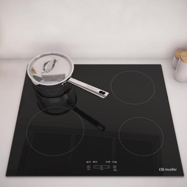 Imagem de Fogão Cooktop Indução Mueller 4 Bocas 220v Preto - MCI014BG1