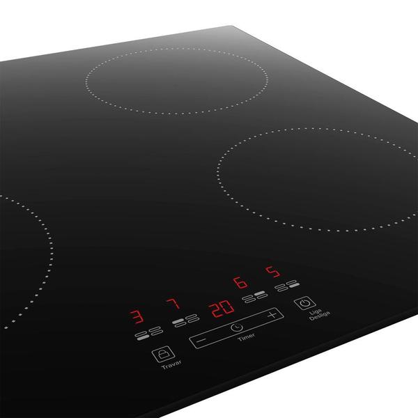 Imagem de Fogão Cooktop Indução Mueller 4 Bocas 220v Preto - MCI014BG1