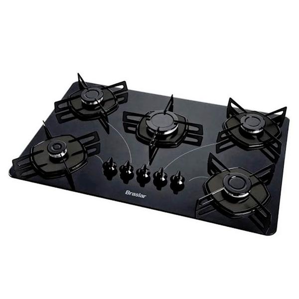 Imagem de Fogão Cooktop Pop 5 Bocas Acendimento Automático Braslar