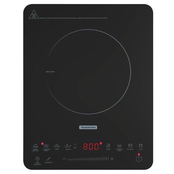 Imagem de Fogão Cooktop Portátil Por Indução Tramontina Slim Touch 