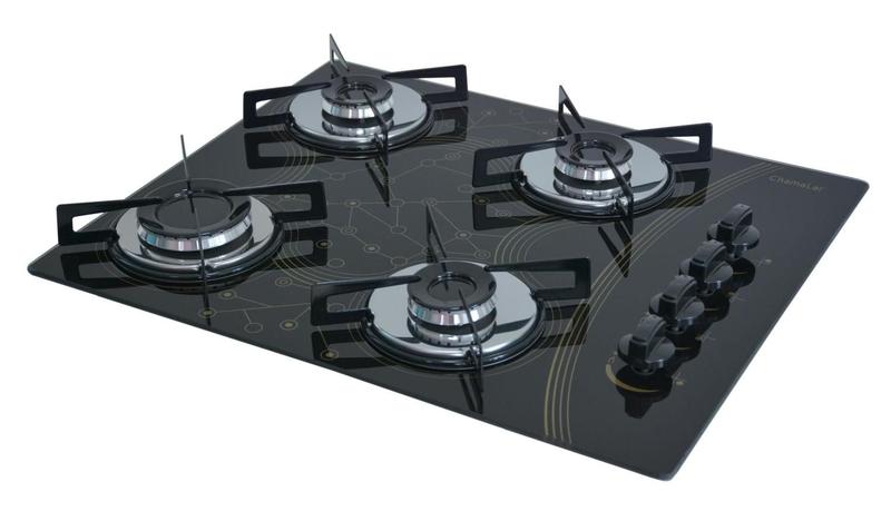 Imagem de Fogão Cooktop Premium 4 Bocas Ultra Chama Mesclado