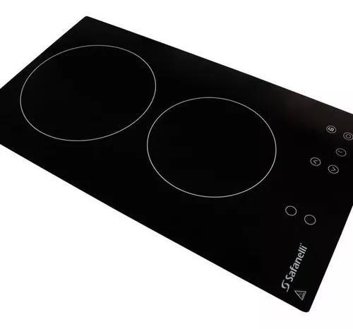 Imagem de Fogão Cooktop Touch Vitrocerâmico Elétrico 2 Bocas 220v