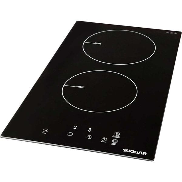 Imagem de Fogão de Mesa Cooktop de Indução 2 Zonas de Aquecimento Suggar