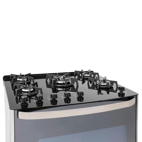 Imagem de Fogão de Piso Suggar Master Grill 5Q Prata Inox 110V FGVMTG511PRIX