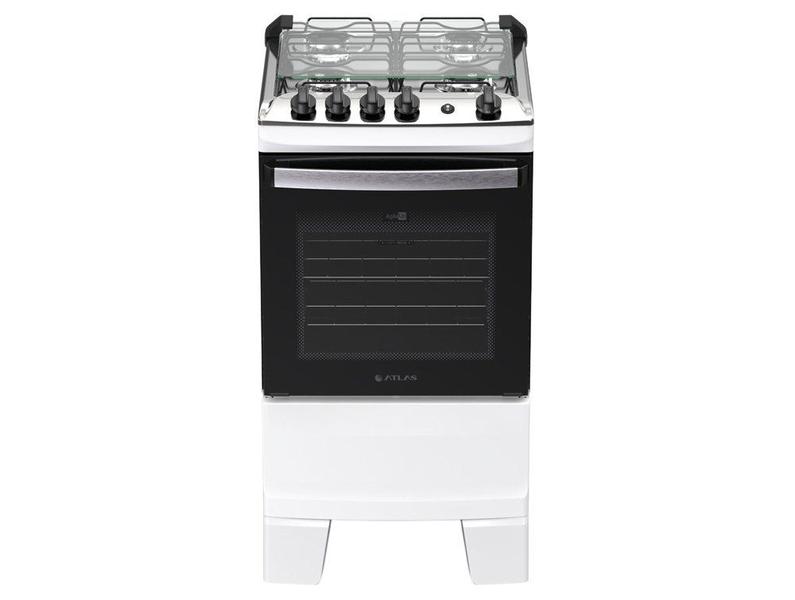 Fogão Elétrico 4 Bocas Atlas Branco Agile
