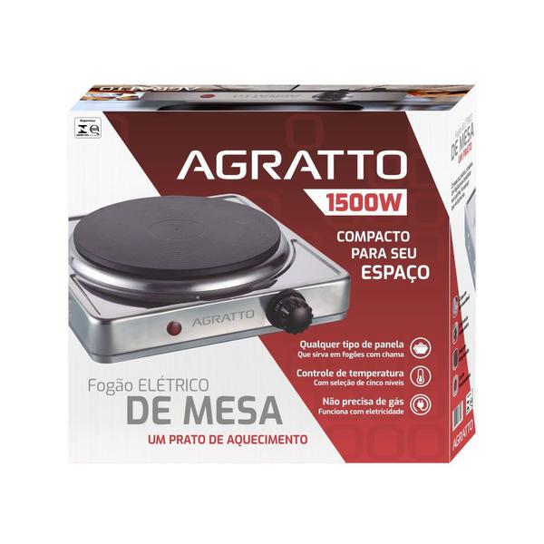 Imagem de Fogão Elétrico de Mesa Um Prato FMA02 1500W 220V 7959 - Agratto