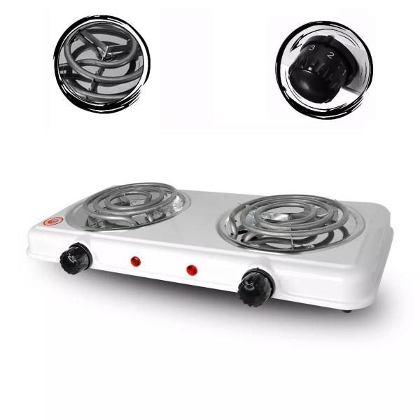 Imagem de Fogao Eletrico Portatil Relinx 2 Bocas Cooktop 2000W 127V