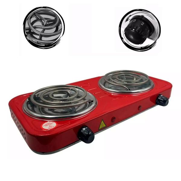 Imagem de Fogao Eletrico Portatil Relinx 2 Bocas Cooktop 2000W 127V