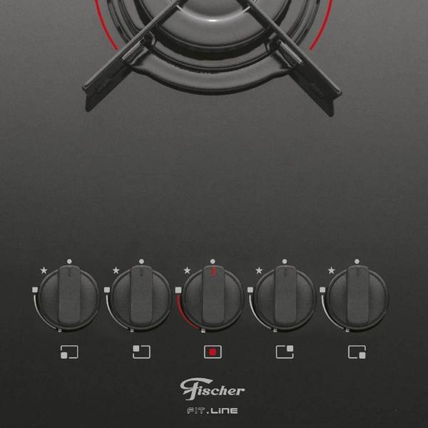 Imagem de Fogao Fischer Cooktop 5bcs Fit Line Gas Mesa Vd 26343-57174