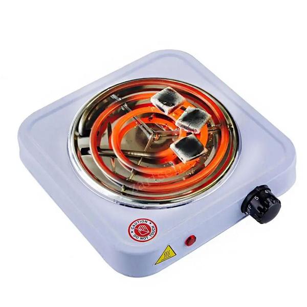 Imagem de Fogão Fogareiro Elétrico 1 boca Portátil Pratico Espiral Camping Lazer 110v Espiral 1000w