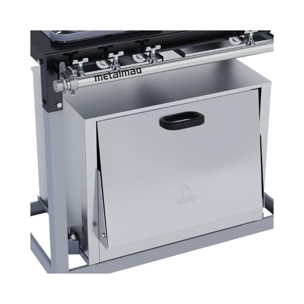 Fogão Industrial 2 Bocas 30x30 com Forno Metalmaq Imagem de Fogão Industrial 2 Bocas 30x30 com Forno Metalmaq