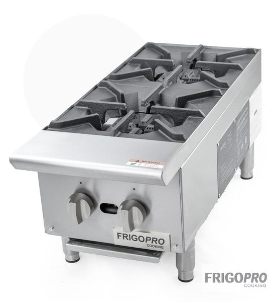 Imagem de Fogão Industrial 2 Bocas a Gás de Mesa 33X31X77cm CPHP12M Frigopro