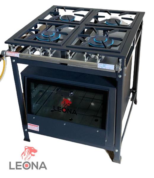 Fogão Industrial 4 Bocas 30x30 P7 Forno 85 Lts Tampa Vidro - MR FOGOES Imagem de Fogão Industrial 4 Bocas 30x30 P7 Forno 85 Lts Tampa Vidro