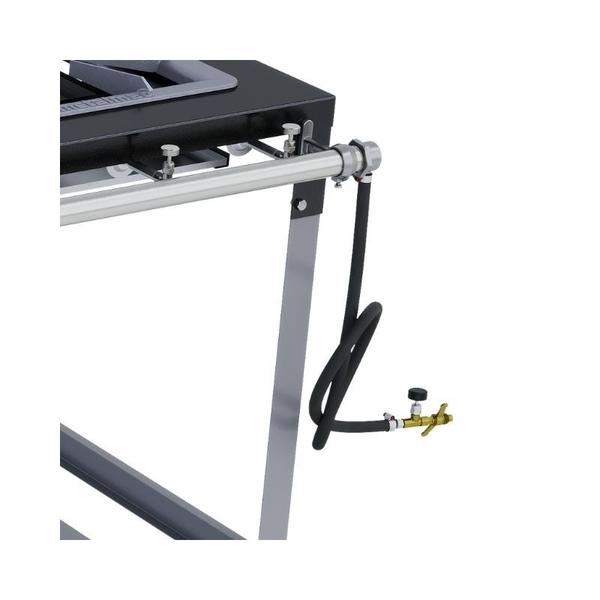 Fogão Industrial 8 bocas 40X40 Luxo Alta Pressão Metalmaq Imagem de Fogão Industrial 8 bocas 40X40 Luxo Alta Pressão Metalmaq
