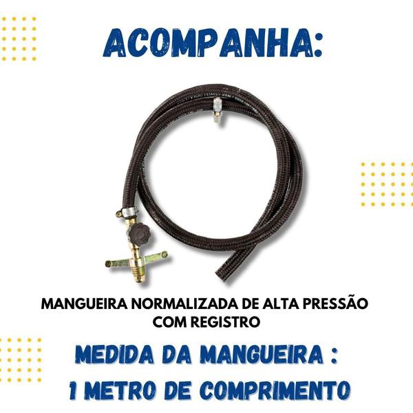 Fogão Industrial Grande 4 Bocas Alta Pressão Roa Mangueira - Roa - Linha Vinho Imagem de Fogão Industrial Grande 4 Bocas Alta Pressão Roa Mangueira