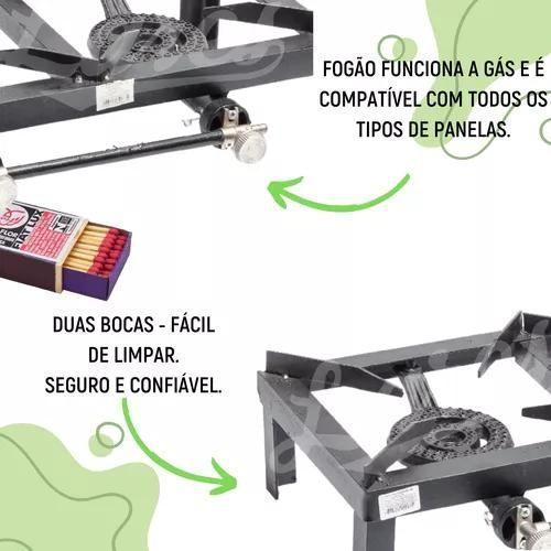 Imagem de Fogão Industrial Metal 1 Boca - Com Regulador de Chama e Pino para Mangueira