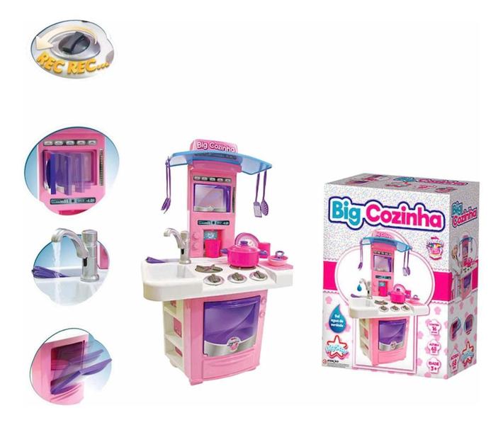 Imagem de Fogão Infantil Brinquedo De Menina Panelinha Oferta