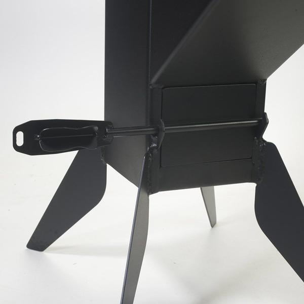 Fogão Lenha Portátil Rocket Stove Grande Tubo 15x15Cm Esp2.6mm - Maxx Diamond Imagem de Fogão Lenha Portátil Rocket Stove Grande Tubo 15x15Cm Esp2.6mm
