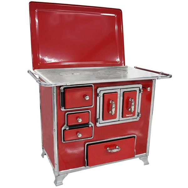 Fogão Lenha Venâncio Tradicional Vermelho Gabinete Nº02 Lado Direito Porta Dupla Com Tampa 2GDTVRPD Imagem de Fogão Lenha Venâncio Tradicional Vermelho Gabinete Nº02 Lado Direito Porta Dupla Com Tampa 2GDTVRPD